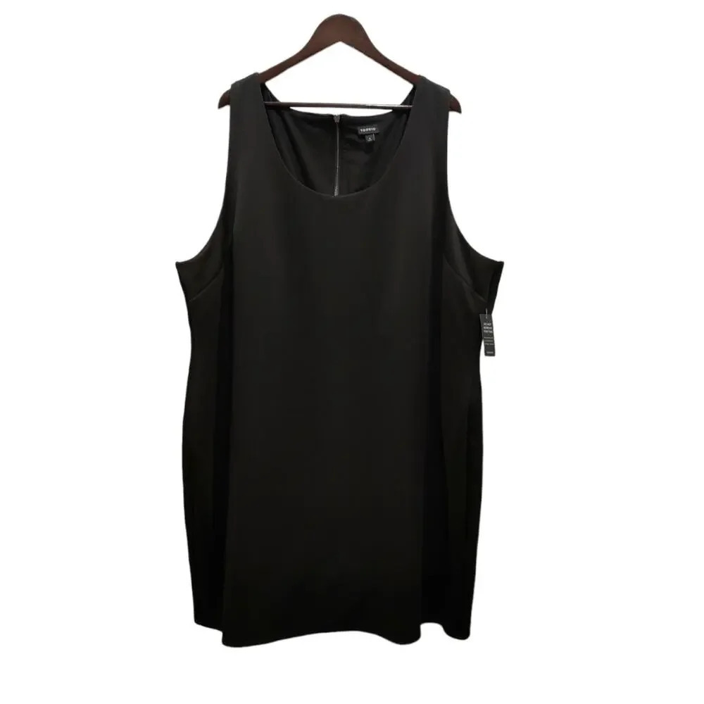 Torrid Black Sleeveless Stretchy Lined Cocktail Mini Dress‎ Plus Size 6X